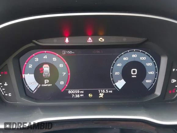 ✅ 2021 Audi Q3 S line Premium Plus • VIN: WA1EECF30M1109417 • Lot: 42480958. Wystawiony na IAAI z przebiegiem 80 059 mil. Bezpłatny archiwum sprzedaży aukcyjnych z USA i szczegółowy raport historii pojazdu na DreamBid. Zdjęcie 7.