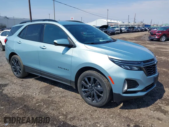 ✅ 2022 Chevrolet Equinox RS • VIN: 2GNAXWEV5N6132376 • Lot: 44812690. Wystawiony na IAAI z przebiegiem 42 297 mil. Bezpłatny archiwum sprzedaży aukcyjnych z USA i szczegółowy raport historii pojazdu na DreamBid. Zdjęcie 1.