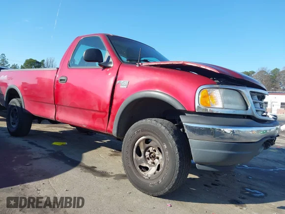✅ 1999 Ford F-150 • VIN: 1FTRF18W0XNB95244 • Lot: 44098694. Listed on IAAI with 265,301 mi. Free auction sales archive from the USA and detailed vehicle history report at DreamBid. Image 1.