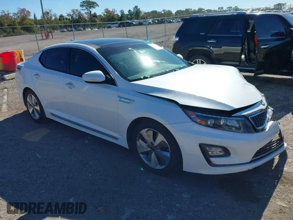 ✅ 2015 Kia Optima EX • VIN: KNAGN4AD3F5085160 • Лот: 44196591. Опубліковано раніше на IAAI з пробігом 124 911 миль. Безкоштовний доступ до архіву аукціонних продажів зі США та докладний звіт про історію автомобіля на DreamBid. Зображення 1.