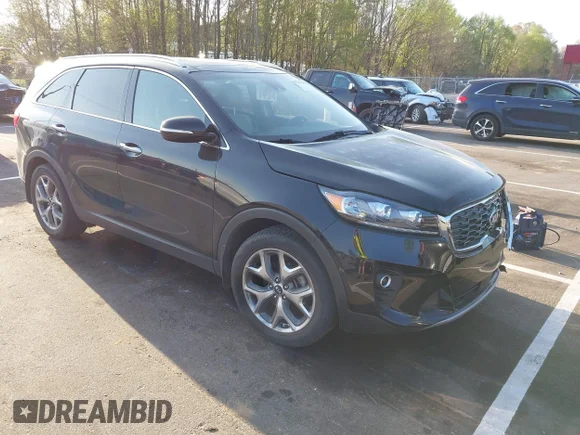 ✅ 2019 Kia Sorento EX • VIN: 5XYPH4A59KG609951 • Lot: 44741387. Listed on IAAI with 107,320 mi. Free auction sales archive from the USA and detailed vehicle history report at DreamBid. Image 1.
