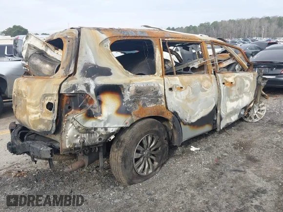 ✅ 2017 Nissan Armada Platinum • VIN: JN8AY2NC9H9509849 • Lot: 44125703. Wystawiony na IAAI z przebiegiem Nie podano. Bezpłatny archiwum sprzedaży aukcyjnych z USA i szczegółowy raport historii pojazdu na DreamBid. Zdjęcie 4.
