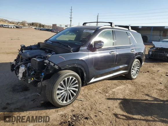 ✅ 2024 Hyundai Palisade Calligraphy • VIN: KM8R7DGE3RU755611 • Lot: 89068955. Wystawiony na Copart z przebiegiem 6 611 mil. Bezpłatny archiwum sprzedaży aukcyjnych z USA i szczegółowy raport historii pojazdu na DreamBid. Zdjęcie 1.