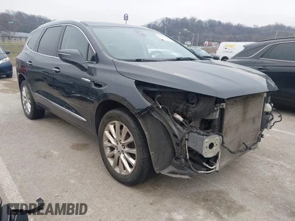 ✅ 2019 Buick Enclave Premium • VIN: 5GAEVBKW4KJ213715 • Лот: 43895608. Опубліковано раніше на IAAI з пробігом 152 833 миль. Безкоштовний доступ до архіву аукціонних продажів зі США та докладний звіт про історію автомобіля на DreamBid. Зображення 1.