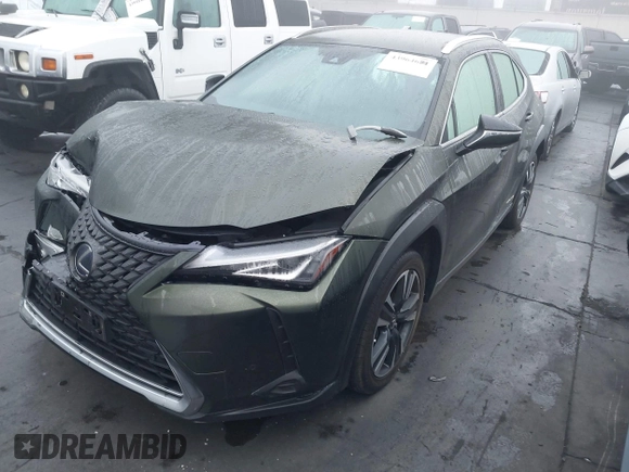 ✅ 2022 Lexus UX 250h • VIN: JTHX9JBH1N2059680 • Лот: 43964659. Опубликован ранее на IAAI с пробегом 59 967 миль. Бесплатный доступ к архиву аукционных продаж из США и подробный отчёт об истории автомобиля на DreamBid. Изображение 2.