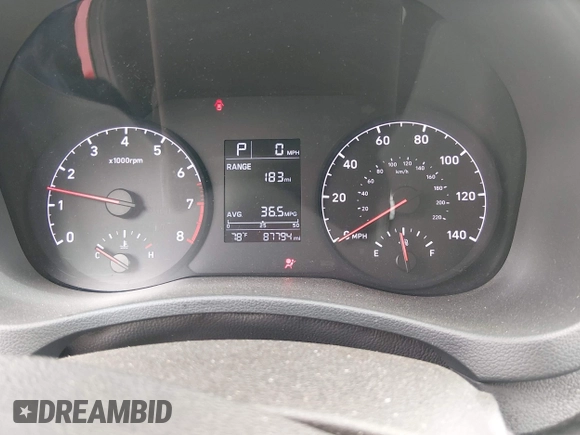 ✅ 2020 Hyundai Accent SE • VIN: 3KPC24A67LE114588 • Lot: 44606539. Wystawiony na IAAI z przebiegiem 87 794 mil. Bezpłatny archiwum sprzedaży aukcyjnych z USA i szczegółowy raport historii pojazdu na DreamBid. Zdjęcie 7.