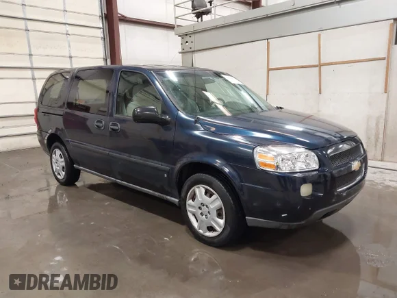 ✅ 2007 Chevrolet Uplander Cargo • VIN: 1GNDV13W77D191810 • Lot: 44696090. Listed on IAAI with 139,541 mi. Free auction sales archive from the USA and detailed vehicle history report at DreamBid. Image 1.