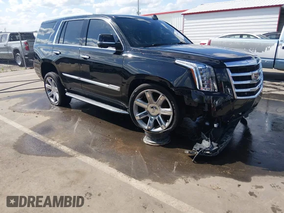✅ 2020 Cadillac Escalade Premium Luxury • VIN: 1GYS4CKJ9LR226326 • Lot: 45091347. Listed on IAAI with 82,924 mi. Free auction sales archive from the USA and detailed vehicle history report at DreamBid. Image 1.