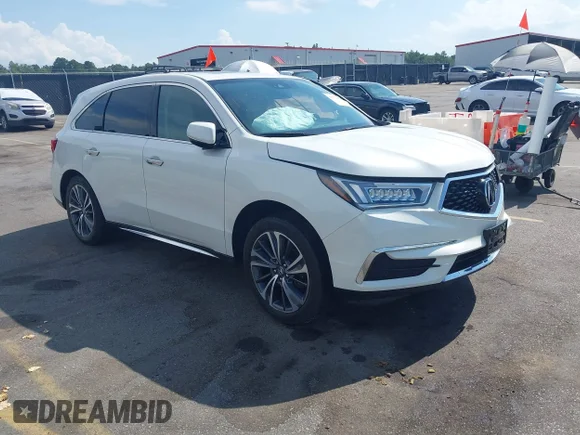 ✅ 2019 Acura MDX Technology • VIN: 5J8YD3H53KL008573 • Lot: 42771324. Wystawiony na IAAI z przebiegiem 8 258 mil. Bezpłatny archiwum sprzedaży aukcyjnych z USA i szczegółowy raport historii pojazdu na DreamBid. Zdjęcie 1.