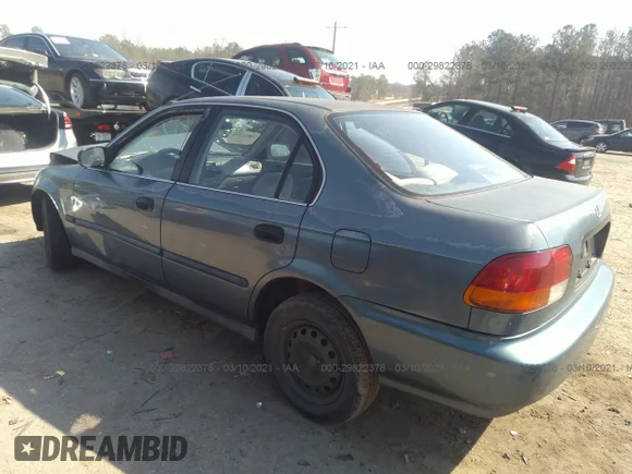 ✅ 1997 Honda Civic LX • VIN: 2HGEJ6675VH516501 • Lot: 43589825. Wystawiony na IAAI z przebiegiem 270 985 mil. Bezpłatny archiwum sprzedaży aukcyjnych z USA i szczegółowy raport historii pojazdu na DreamBid. Zdjęcie 3.