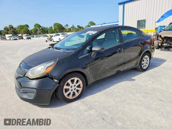 ✅ 2015 Kia Rio LX • VIN: KNADM4A30F6487225 • Lot: 60639016. Listed on Copart with 181,613 mi. Free auction sales archive from the USA and detailed vehicle history report at DreamBid. Image 1.
