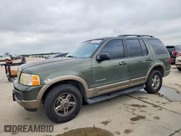✅ 2002 Ford Explorer Eddie Bauer • VIN: 1FMDU74WX2ZC05137 • Lot: 54468976. Listed on Copart with 163,320 mi. Free auction sales archive from the USA and detailed vehicle history report at DreamBid. Image 1.