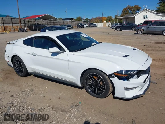 ✅ 2023 Ford Mustang EcoBoost • VIN: 1FA6P8TH7P5109029 • Lot: 43548197. Listed on IAAI with 41,382 mi. Free auction sales archive from the USA and detailed vehicle history report at DreamBid. Image 1.
