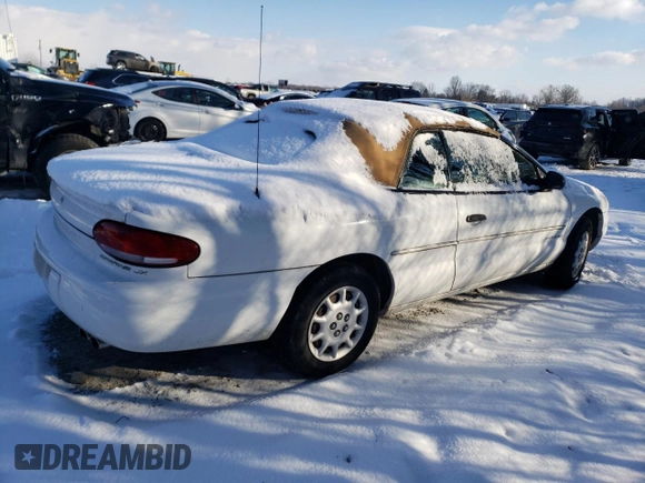 ✅ 2000 Chrysler Sebring JX • VIN: 3C3EL45H1YT297544 • Lot: 86297874. Wystawiony na Copart z przebiegiem Nie podano. Bezpłatny archiwum sprzedaży aukcyjnych z USA i szczegółowy raport historii pojazdu na DreamBid. Zdjęcie 3.