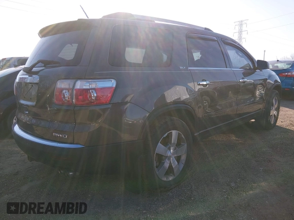 ✅ 2012 GMC Acadia SLT1 • VIN: 1GKKVRED6CJ137425 • Lot: 44698629. Wystawiony na IAAI z przebiegiem 185 885 mil. Bezpłatny archiwum sprzedaży aukcyjnych z USA i szczegółowy raport historii pojazdu na DreamBid. Zdjęcie 4.