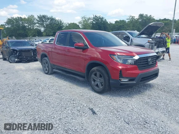 ✅ 2023 Honda Ridgeline RTL • VIN: 5FPYK3F51PB014283 • Лот: 42725679. Опубликован ранее на IAAI с пробегом 16 847 миль. Бесплатный доступ к архиву аукционных продаж из США и подробный отчёт об истории автомобиля на DreamBid. Изображение 1.