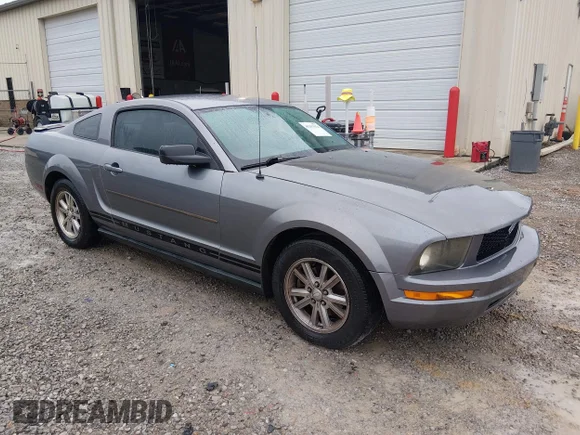✅ 2007 Ford Mustang Deluxe • VIN: 1ZVFT80N975310380 • Lot: 45307074. Listed on IAAI with 123,543 mi. Free auction sales archive from the USA and detailed vehicle history report at DreamBid. Image 1.