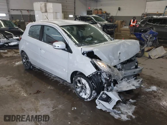 ✅ 2024 Mitsubishi Mirage Black Edition • VIN: ML32AWHJ4RH040153 • Lot: 44281226. Listed on IAAI with 1,524 mi. Free auction sales archive from the USA and detailed vehicle history report at DreamBid. Image 1.