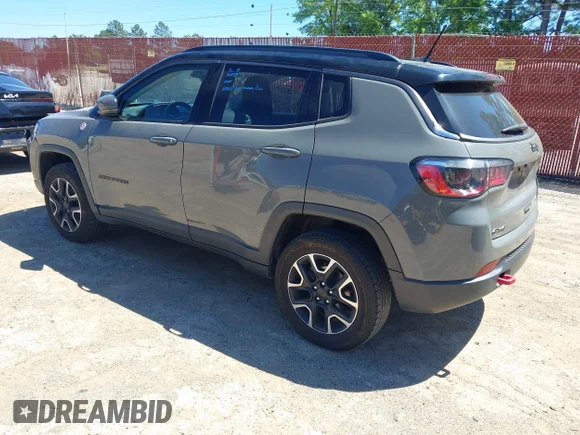 ✅ 2021 Jeep Compass Trailhawk • VIN: 3C4NJDDB9MT574689 • Lot: 44783775. Wystawiony na IAAI z przebiegiem 125 680 mil. Bezpłatny archiwum sprzedaży aukcyjnych z USA i szczegółowy raport historii pojazdu na DreamBid. Zdjęcie 3.