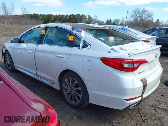 ✅ 2016 Hyundai Sonata Sport • VIN: 5NPE34AF8GH356586 • Lot: 44693990. Wystawiony na IAAI z przebiegiem 68 556 mil. Bezpłatny archiwum sprzedaży aukcyjnych z USA i szczegółowy raport historii pojazdu na DreamBid. Zdjęcie 3.