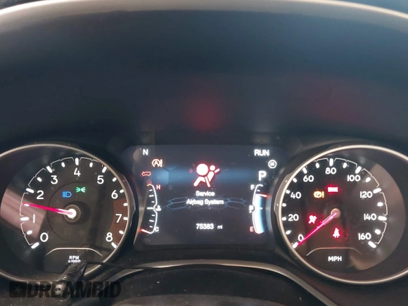 ✅ 2018 Jeep Compass Latitude • VIN: 3C4NJCBB7JT327485 • Lot: 41808768. Wystawiony na IAAI z przebiegiem 75 383 mil. Bezpłatny archiwum sprzedaży aukcyjnych z USA i szczegółowy raport historii pojazdu na DreamBid. Zdjęcie 7.