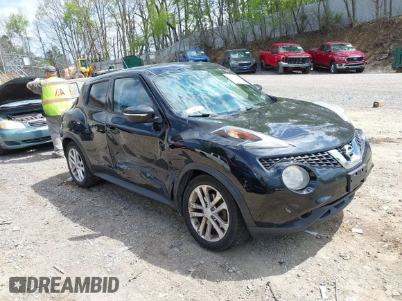 ✅ 2015 Nissan Juke SV • VIN: JN8AF5MV5FT551042 • Lot: 45059200. Listed on IAAI with 156,437 mi. Free auction sales archive from the USA and detailed vehicle history report at DreamBid. Image 1.
