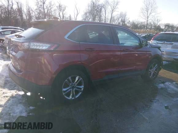 ✅ 2015 Ford Edge SEL • VIN: 2FMTK4J93FBB40817 • Lot: 44314091. Wystawiony na IAAI z przebiegiem 144 246 mil. Bezpłatny archiwum sprzedaży aukcyjnych z USA i szczegółowy raport historii pojazdu na DreamBid. Zdjęcie 4.