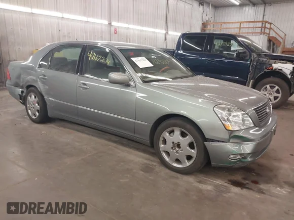 ✅ 2001 Lexus LS 430 • VIN: JTHBN30F510019661 • Lot: 42167204. Listed on IAAI with 190,437 mi. Free auction sales archive from the USA and detailed vehicle history report at DreamBid. Image 1.