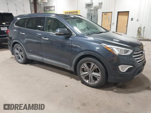 ✅ 2016 Hyundai Santa Fe Limited • VIN: KM8SRDHFXGU140201 • Lot: 44947598. Listed on IAAI with 112,453 mi. Free auction sales archive from the USA and detailed vehicle history report at DreamBid. Image 1.