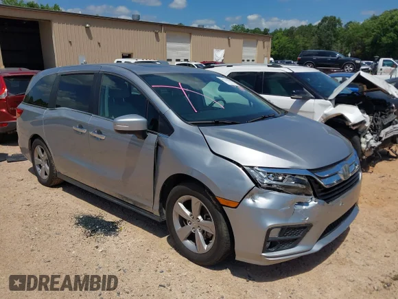 ✅ 2019 Honda Odyssey EX-L • VIN: 5FNRL6H72KB000976 • Lot: 45429587. Wystawiony na IAAI z przebiegiem 49 403 mil. Bezpłatny archiwum sprzedaży aukcyjnych z USA i szczegółowy raport historii pojazdu na DreamBid. Zdjęcie 1.