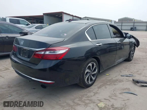 ✅ 2017 Honda Accord EX-L • VIN: 1HGCR2F82HA087614 • Lot: 44932652. Listed on IAAI with 141,624 mi. Free auction sales archive from the USA and detailed vehicle history report at DreamBid. Image 4.
