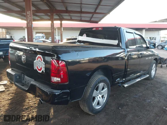 ✅ 2012 Ram 1500 Express • VIN: 1C6RD6FT6CS168774 • Lot: 44494736. Listed on IAAI with 103,460 mi. Free auction sales archive from the USA and detailed vehicle history report at DreamBid. Image 4.