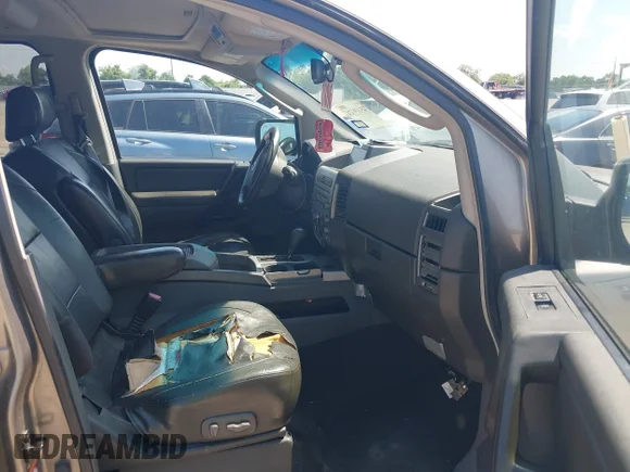 ✅ 2007 Nissan Armada LE • VIN: 5N1BA08AX7N714455 • Лот: 45119324. Опубліковано раніше на IAAI з пробігом 188 118 миль. Безкоштовний доступ до архіву аукціонних продажів зі США та докладний звіт про історію автомобіля на DreamBid. Зображення 5.
