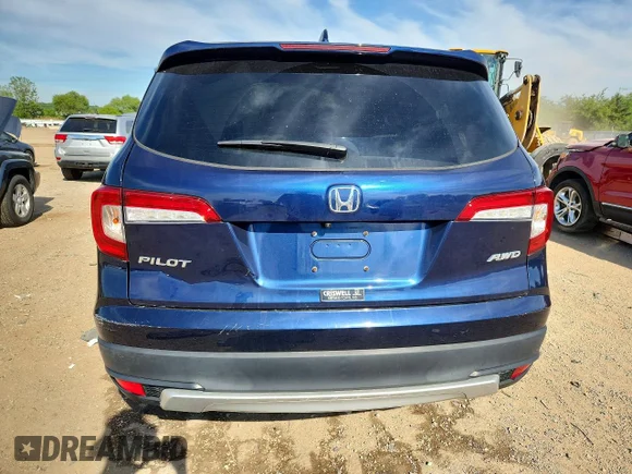 ✅ 2019 Honda Pilot EX-L • VIN: 5FNYF6H52KB028617 • Lot: 55231256. Wystawiony na Copart z przebiegiem 57 600 mil. Bezpłatny archiwum sprzedaży aukcyjnych z USA i szczegółowy raport historii pojazdu na DreamBid. Zdjęcie 6.