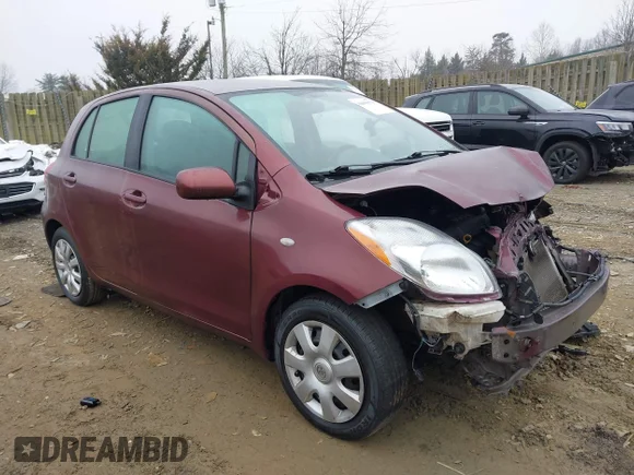 ✅ 2010 Toyota Yaris • VIN: JTDKT4K30A5293966 • Lot: 44435079. Wystawiony na IAAI z przebiegiem 255 065 mil. Bezpłatny archiwum sprzedaży aukcyjnych z USA i szczegółowy raport historii pojazdu na DreamBid. Zdjęcie 1.