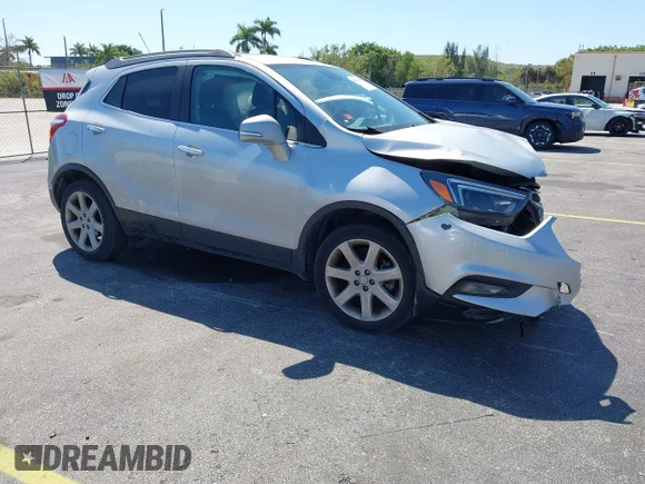 ✅ 2017 Buick Encore Essence • VIN: KL4CJGSB7HB177124 • Lot: 44677998. Listed on IAAI with 87,400 mi. Free auction sales archive from the USA and detailed vehicle history report at DreamBid. Image 1.