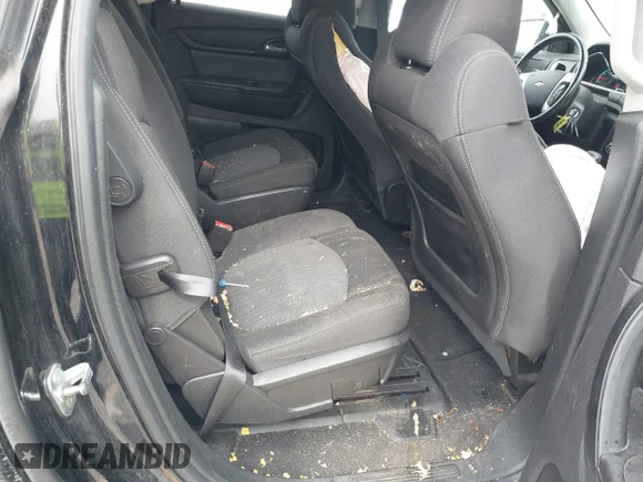 ✅ 2017 Chevrolet Traverse LT • VIN: 1GNKRGKDXHJ220847 • Lot: 45078459. Listed on IAAI with 131,766 mi. Free auction sales archive from the USA and detailed vehicle history report at DreamBid. Image 8.