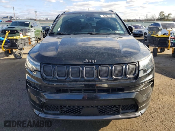 ✅ 2022 Jeep Compass High Altitude • VIN: 3C4NJDCB4NT140702 • Лот: 99613395. Опубликован ранее на Copart с пробегом 43 953 миль. Бесплатный доступ к архиву аукционных продаж из США и подробный отчёт об истории автомобиля на DreamBid. Изображение 5.