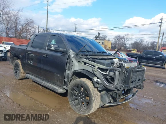 ✅ 2023 Ram 1500 Laramie • VIN: 1C6SRFJT8PN504911 • Lot: 44435727. Listed on IAAI with 46,121 mi. Free auction sales archive from the USA and detailed vehicle history report at DreamBid. Image 1.