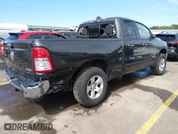 ✅ 2020 Ram 1500 Big Horn • VIN: 1C6SRFBT7LN198356 • Lot: 45222426. Listed on IAAI with 97,106 mi. Free auction sales archive from the USA and detailed vehicle history report at DreamBid. Image 4.