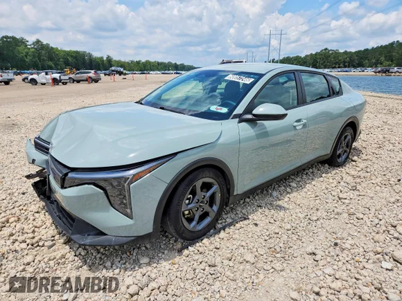 ✅ 2025 Kia K4 LXS • VIN: 3KPFT4DEXSE140954 • Lot: 60057246. Listed on Copart with 35,554 mi. Free auction sales archive from the USA and detailed vehicle history report at DreamBid. Image 1.