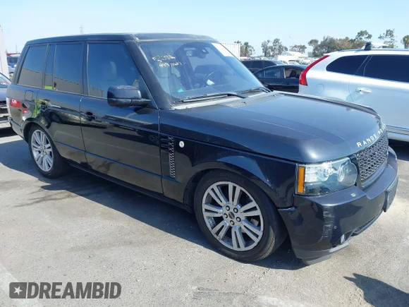 ✅ 2012 Land Rover Range Rover HSE Lux • VIN: SALMF1D41CA368455 • Lot: 45196119. Listed on IAAI with 104,354 mi. Free auction sales archive from the USA and detailed vehicle history report at DreamBid. Image 1.