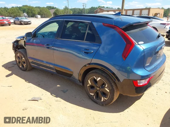 ✅ 2023 Kia Niro Wind • VIN: KNDCR3L12P5017940 • Lot: 43122541. Listed on IAAI with 21,701 mi. Free auction sales archive from the USA and detailed vehicle history report at DreamBid. Image 3.