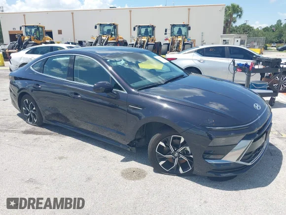 ✅ 2025 Hyundai Sonata SEL • VIN: KMHL64JAXSA509239 • Lot: 45460814. Listed on IAAI with 22,285 mi. Free auction sales archive from the USA and detailed vehicle history report at DreamBid. Image 1.