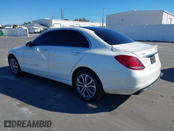 ✅ 2017 Mercedes-Benz C 300 • VIN: WDDWF4KB3HR222558 • Lot: 43696238. Listed on IAAI with 51,166 mi. Free auction sales archive from the USA and detailed vehicle history report at DreamBid. Image 3.