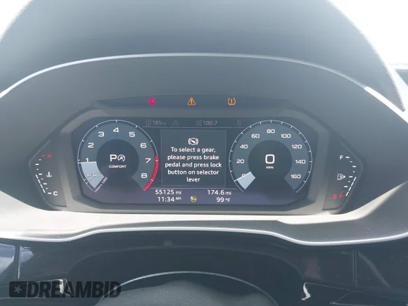 ✅ 2021 Audi Q3 S line Premium • VIN: WA1DECF37M1032508 • Lot: 42556529. Wystawiony na IAAI z przebiegiem 55 125 mil. Bezpłatny archiwum sprzedaży aukcyjnych z USA i szczegółowy raport historii pojazdu na DreamBid. Zdjęcie 7.