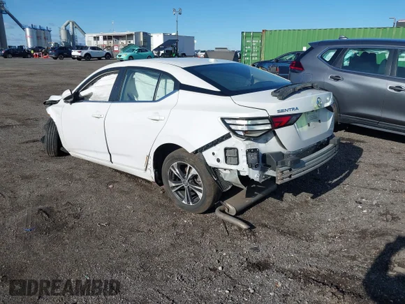 ✅ 2022 Nissan Sentra SV • VIN: 3N1AB8CV2NY289659 • Lot: 43730922. Wystawiony na IAAI z przebiegiem 55 291 mil. Bezpłatny archiwum sprzedaży aukcyjnych z USA i szczegółowy raport historii pojazdu na DreamBid. Zdjęcie 3.