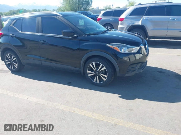 ✅ 2020 Nissan Kicks SV • VIN: 3N1CP5CV8LL486225 • Lot: 45002695. Listed on IAAI with 64,752 mi. Free auction sales archive from the USA and detailed vehicle history report at DreamBid. Image 1.
