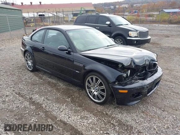 ✅ 2003 BMW 3 Series M3 • VIN: WBSBL93413JR19662 • Lot: 43579063. Listed on IAAI with 135,123 mi. Free auction sales archive from the USA and detailed vehicle history report at DreamBid. Image 1.