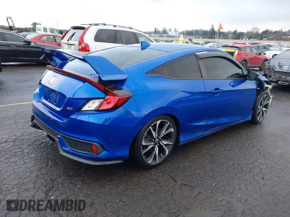 ✅ 2017 Honda Civic Si • VIN: 2HGFC3A5XHH750995 • Lot: 44422178. Listed on IAAI with 101,954 mi. Free auction sales archive from the USA and detailed vehicle history report at DreamBid. Image 4.